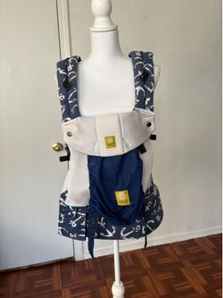 Líllé baby anchor nautical navy blue baby carrier