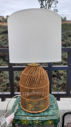 Rattan Table Lamp