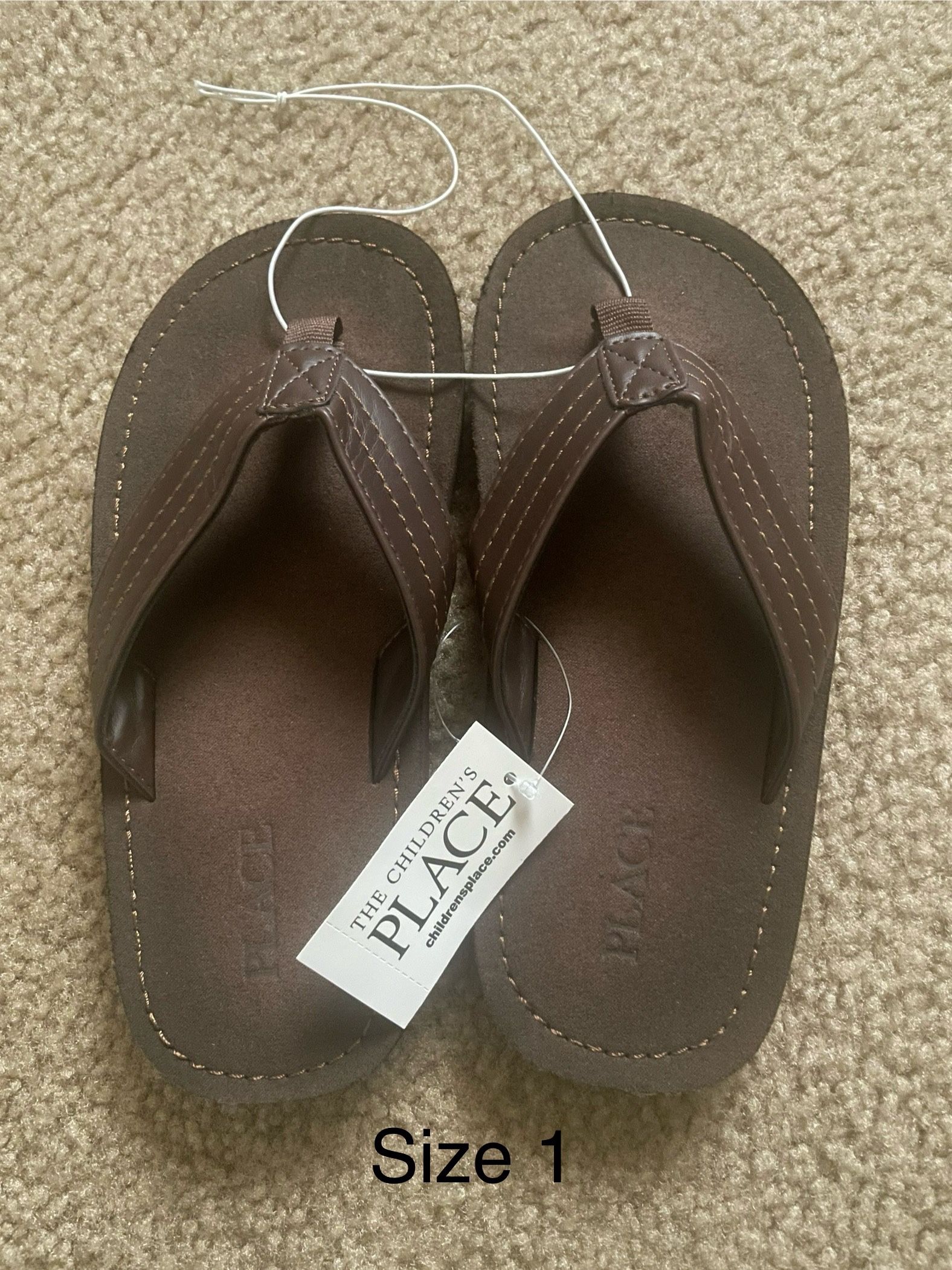 Boys Slippers Size 1
