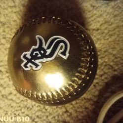 Chicago White Sox Gold Baseball