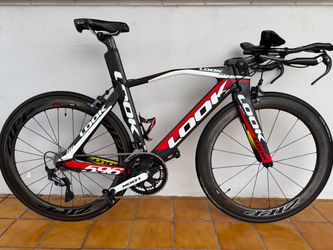 🚴‍♂️ LOOK 596 Carbon Triathlon / TT Bike - Size S (Zipp 404 & Shimano Ultegra)