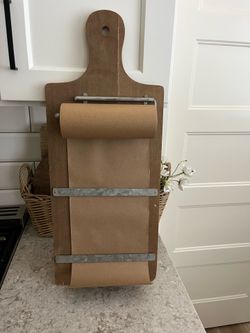 Cutting board with paper writing pad $20