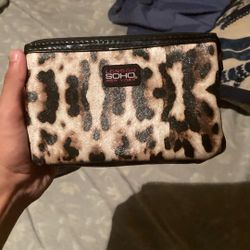 london soho new york leopard print womens wallet