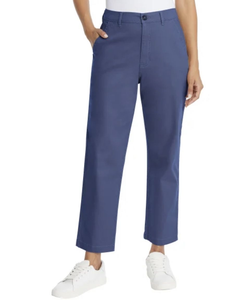 NWT G.H. Bass & Co. women Stylish Chino ankle Pants