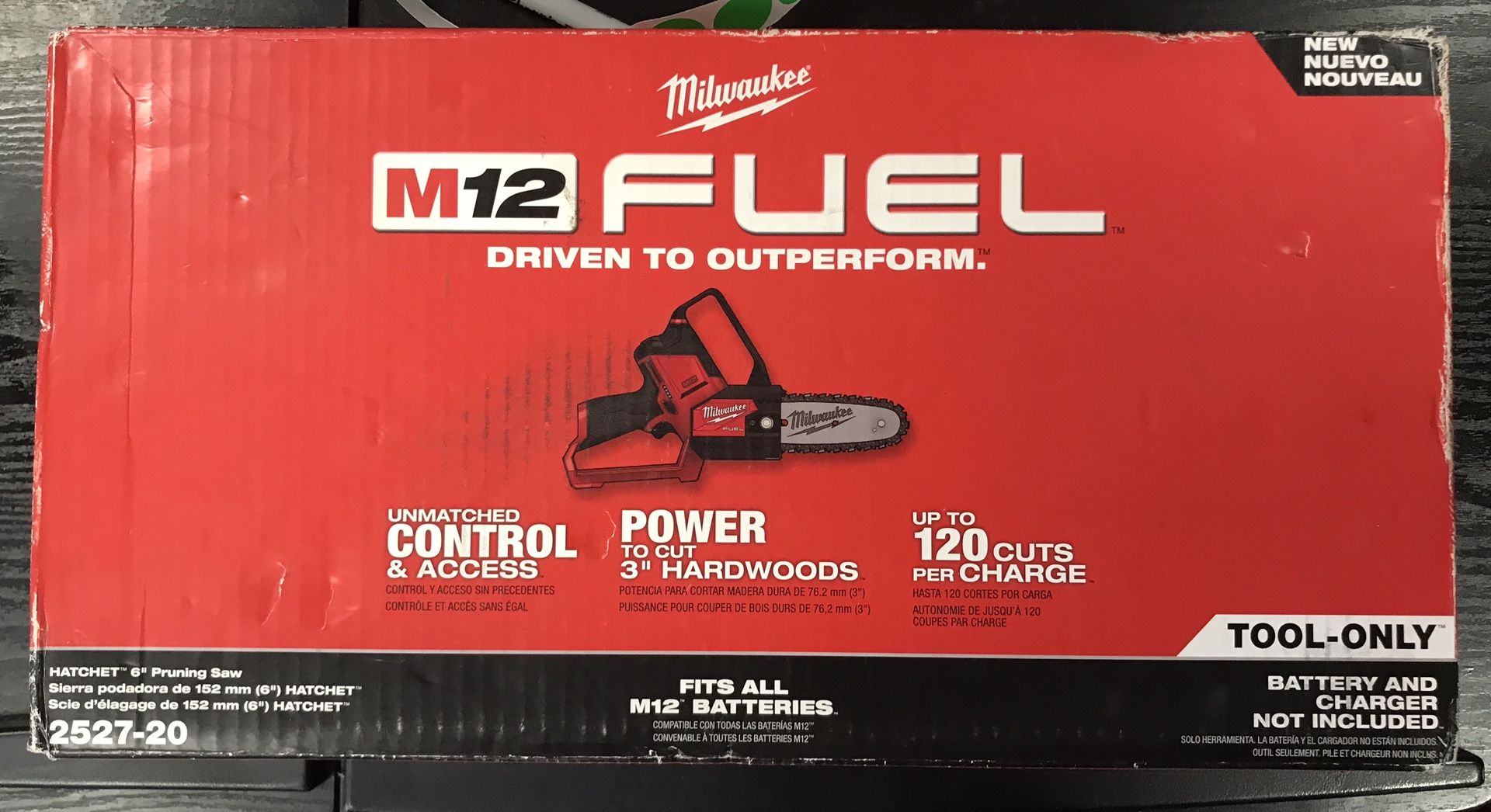 Milwaukee M12 Fuel 2527-20 Hatchet 6” Pruning Saw