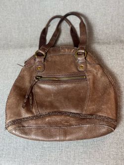 Lucky brand leather boho hand bag purse
