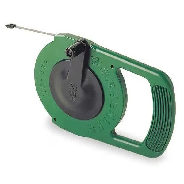 Greenlee 438-2X Fish Tape, 1/4 In X 25 Ft, Steel
