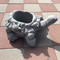 New Flower Pot Made Out Cement Perfect Gift For Any Occasion 