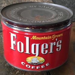 Vintage Folger’s Coffee Tin