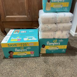 Unopened Pampers Diapers 