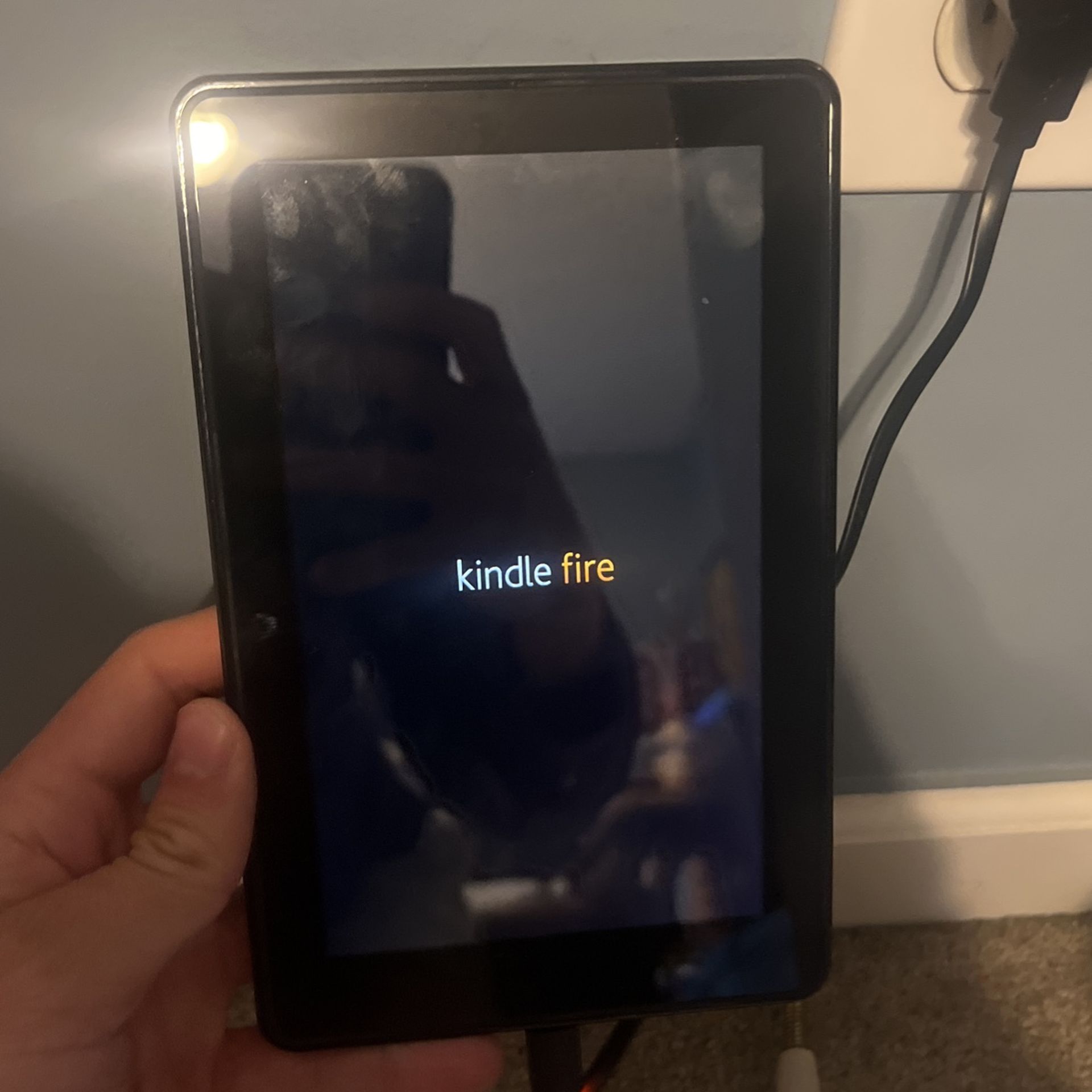 Kindle Fire w/ Charger And A Case