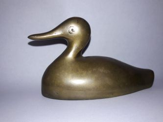 Antique Brass Duck