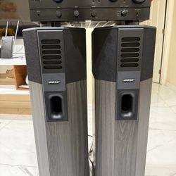 Bose Speaker and Denon Amplifier 