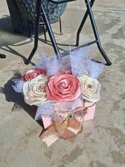 Ribbon flowers