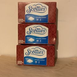 3 Scotties Facial Tissues