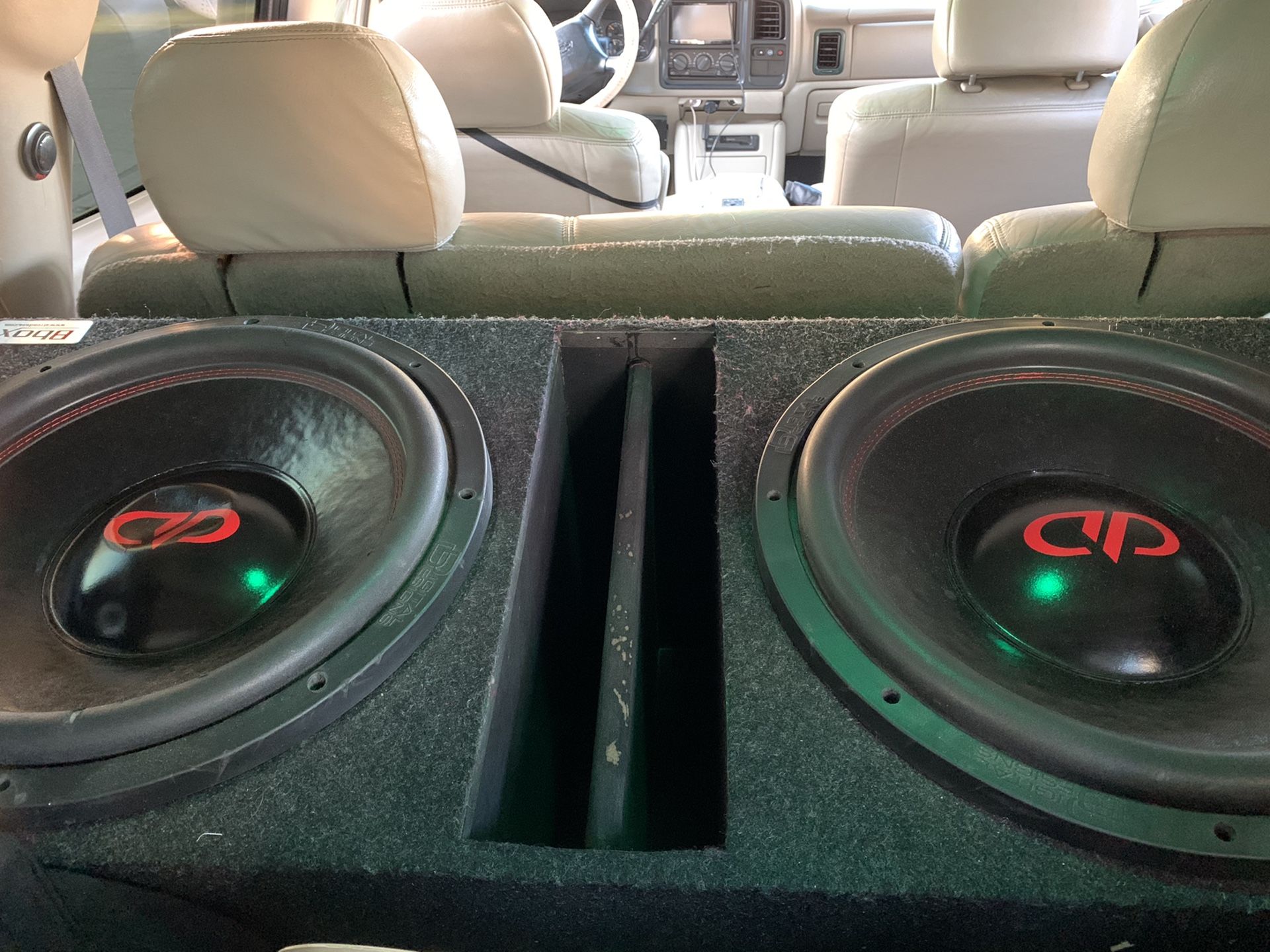 2 15” redline digital designs speakers.