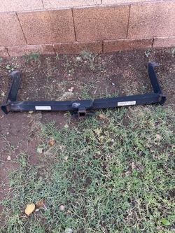 Black Steel Trailer Hitch Receiver