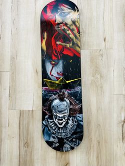 NEW Welcome to Derry IT Pennywise Skateboard deck