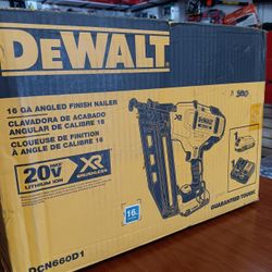 Dewalt new Kit 16ga finish nailer