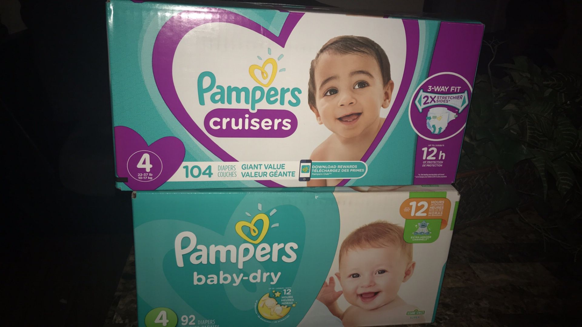 Pampers baby dry only