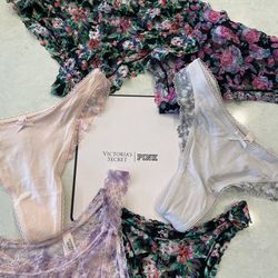 6 Victoria’s Secret Pantie Bundle Size Medium