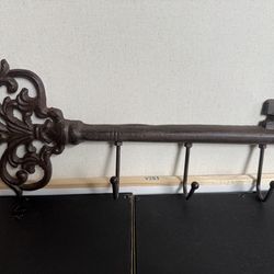 Vintage Style Key Holder w/ Hooks – Entryway Organizer
