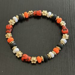 Halloween Beaded Bracelet 