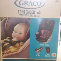 Graco Contender 65 Convertible Car Seat, Pink And Black 