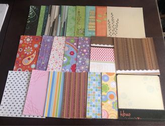Scrapbook Paper Lot #2