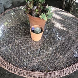 Beautiful Wicker Table