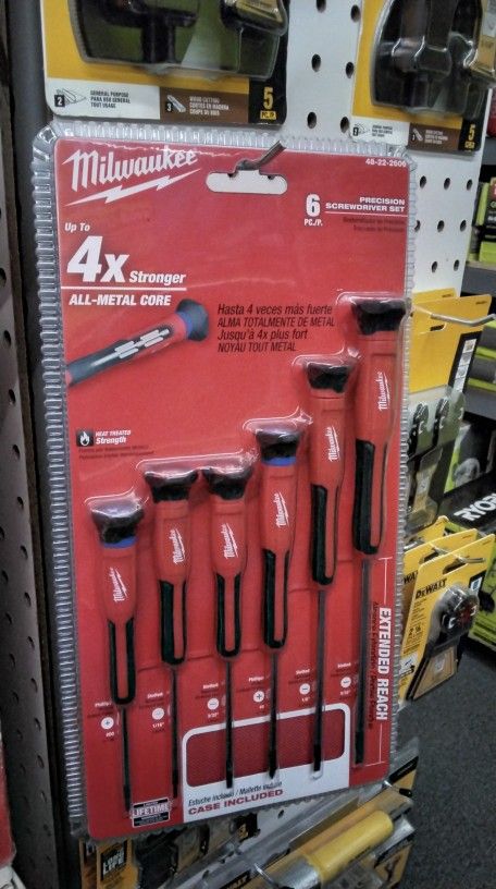 MILWAUKEE 6PC./P. PRECISION SCREWDRIVER SET