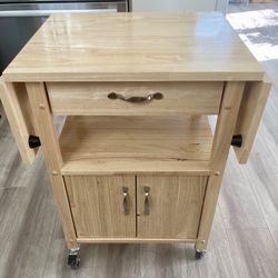 Winsome Solid Wood Mobile Kitchen Island Cart