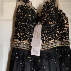 Black Ncarmel Evening Dress