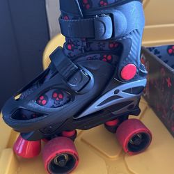 RD Roller Derby 2 In 1 Inline + Quad Combo Skates For Boys Size 12-2