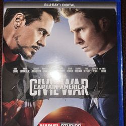 Captain America Civil War Blu Ray + Digital 