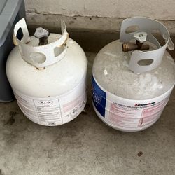  2propane Tanks