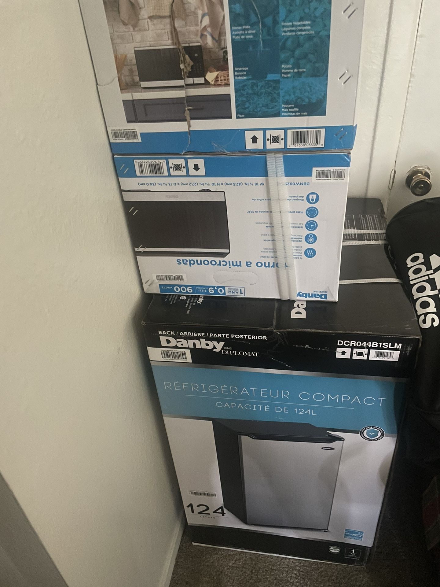 Brand New Mini Fridge An Microwave