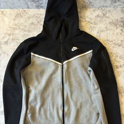 Nike Tech Fleece Hoodie Zip Up Gray/Black-Read Description
