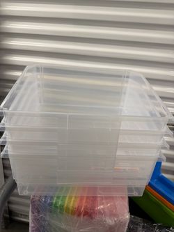 Clear Plastic Storage