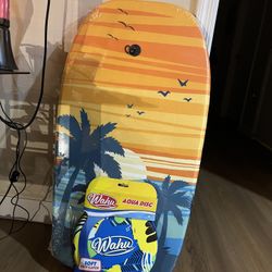 Boogie Style Board And Aqua Frisbee