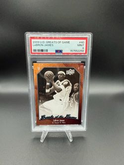 2009 LeBron James PSA 9 Upper Deck Greats of the Game