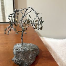 Sculpture Natural Stone And Metal