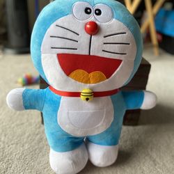 Doraemon Plush New Toy 18” Tall Fujiko Pro Authentic 