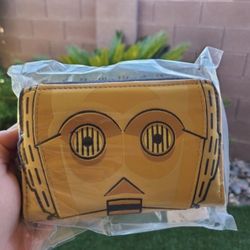 NEW Loungefly Star Wars Celebration Exclusive 2022 C-3PO Zip Around Wallet
