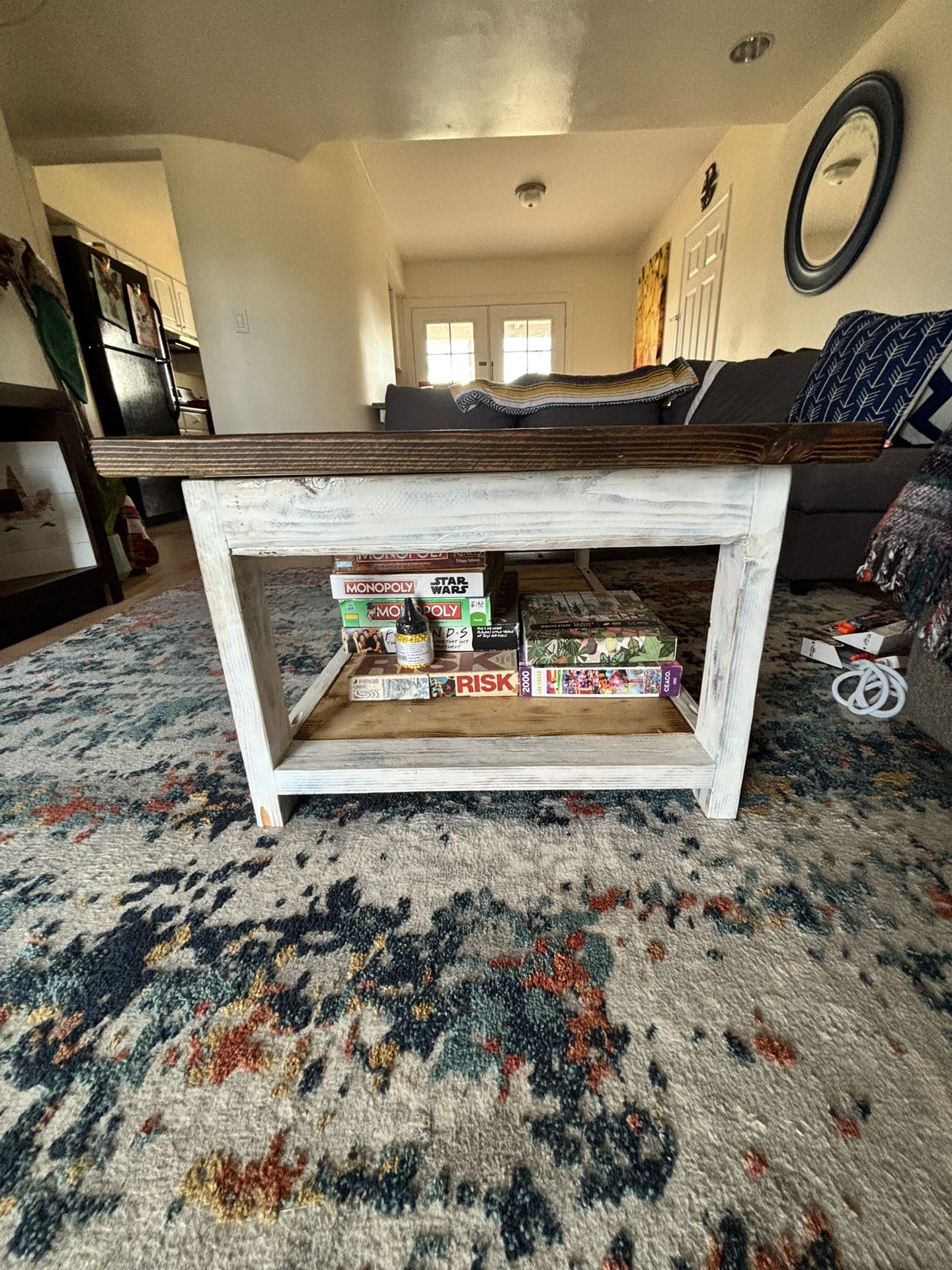 Custom, Hand Made Wooden Coffee Table