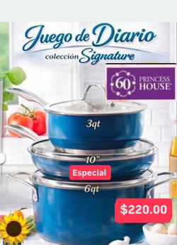 Set de 3 vajilla Nueva Línea Especial $220.00  3 Capas Encusulado Princess House Ventas Finales