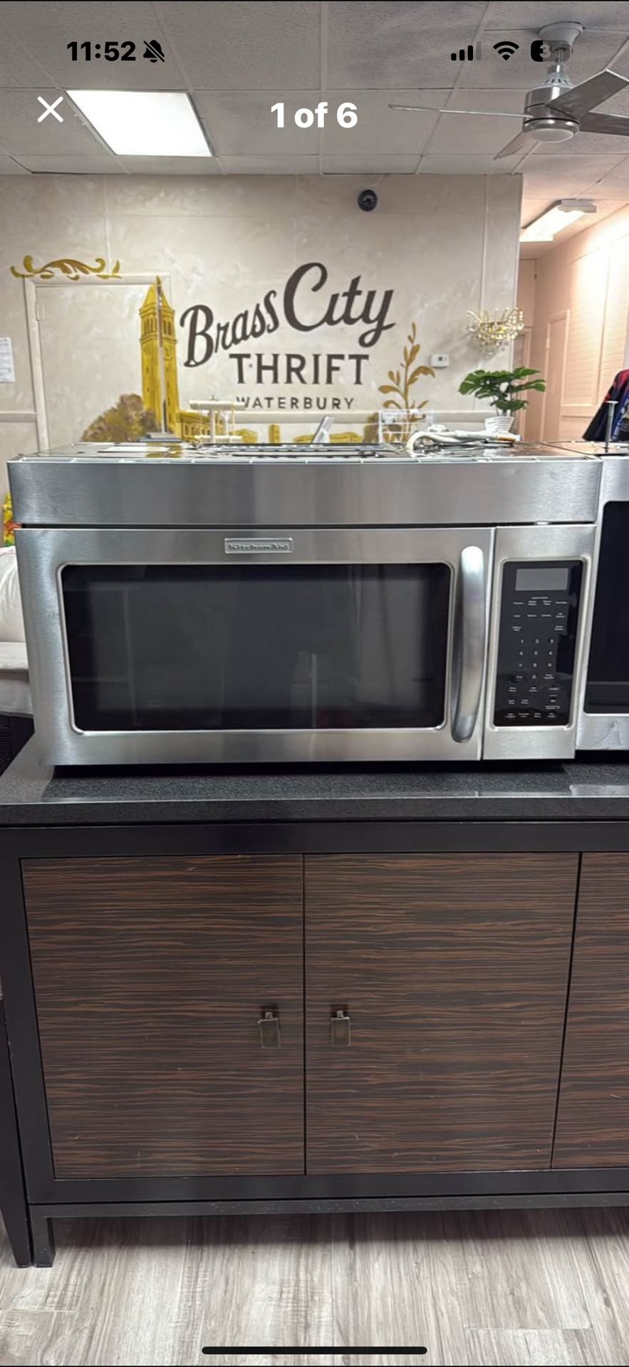 KitchenAid Over-the-Range Microwave – Stainless Steel (Model KHMC1857BSS)