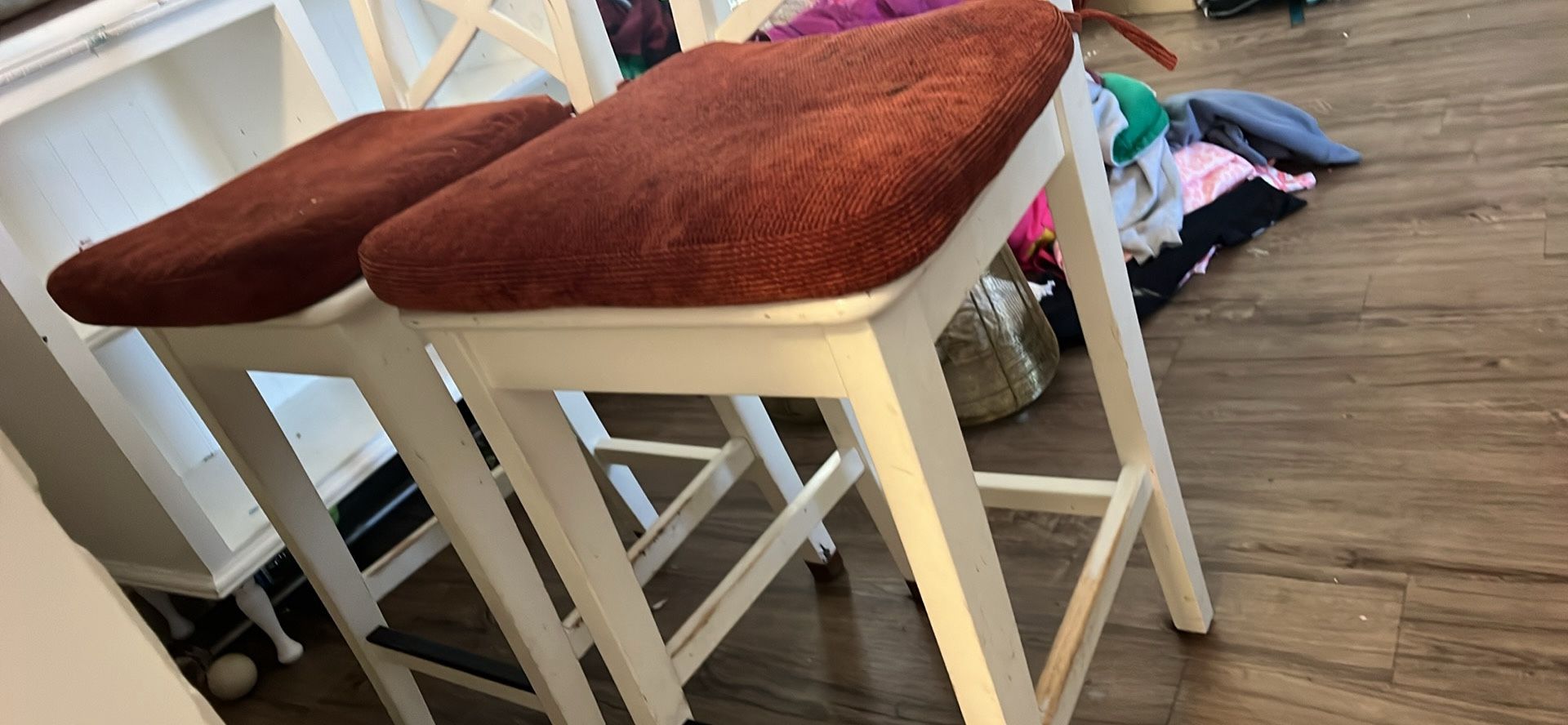 Dresser, Picnic Table, Desk, Bar Stools, Hutch