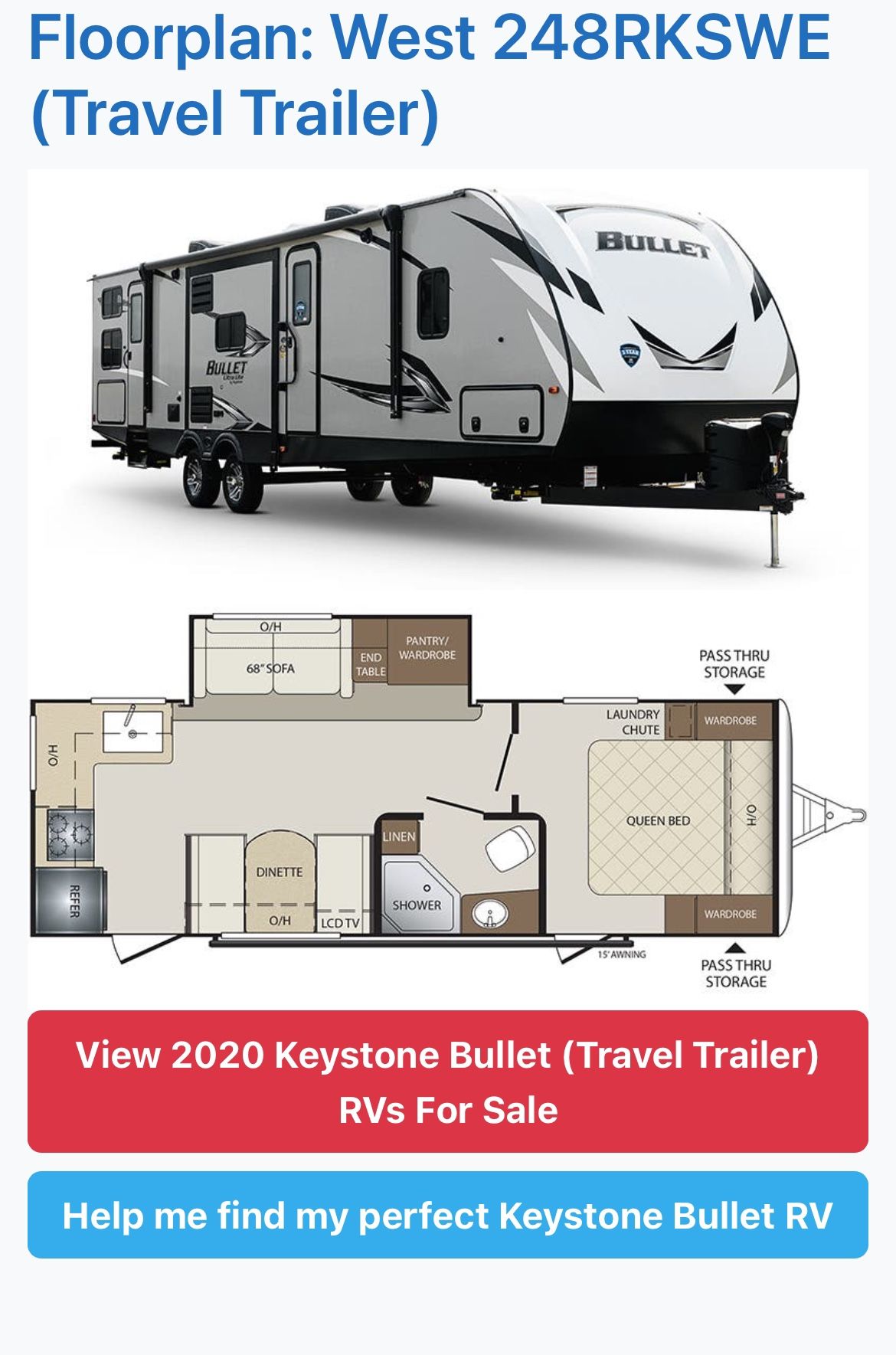 Keystone Bullet 30ft