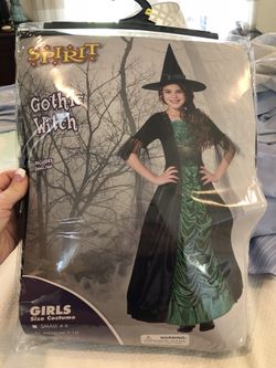 Girls Halloween costume like new size medium 7-10